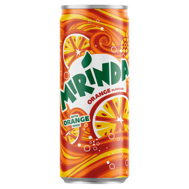 Mirinda energiamentes narancs ízű szénsavas üdítőital édesítőszerekkel