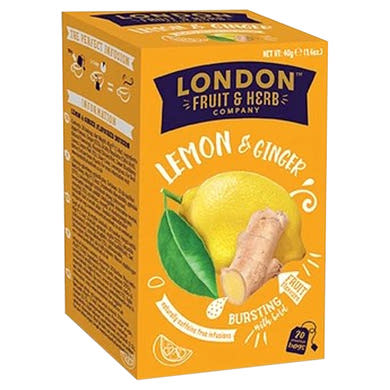 London Fruit & Herb Company citromos-gyömbéres gyümölcstea 20 filter 40 g