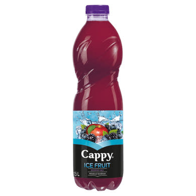 Cappy Ice Fruit Berries Mix szénsavmentes vegyesgyümölcs ital hibiszkusz ízesítéssel