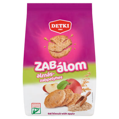 Detki Zab Álom almás-zabpelyhes omlós keksz