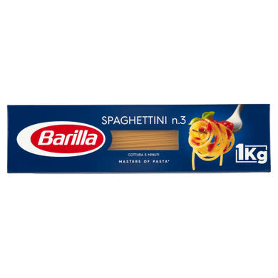 Barilla Spaghettini szálas durum száraztészta 1000 g