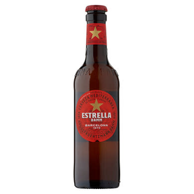 Estrella Damm import világos spanyol sör 4,6%