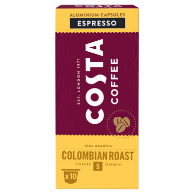 Costa Coffee Colombian Roast Espresso őrölt-pörkölt kávé kapszulában