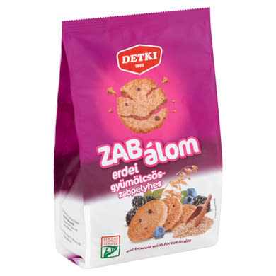 Detki Zab Álom erdei gyümölcsös-zabpelyhes omlós keksz