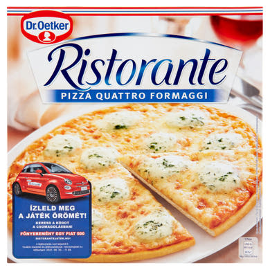 Dr. Oetker Ristorante Pizza Quattro Formaggi gyorsfagyasztott pizza sajttal