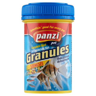 Panzi Pet szemcsés eledel akváriumi díszhalak részére 135 ml