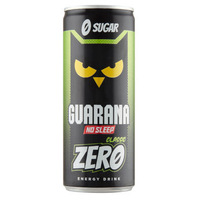 Guarana No Sleep Classic Zero tuttifrutti ízű, cukormentes, szénsavas, alkoholmentes ital