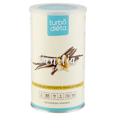 Turbó Diéta vanília ízű étkezéshelyettesítő fehérjeturmix