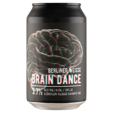 Reketye Brewing Co. Brain Dance szűretlen világos savanyú sör 3,7%