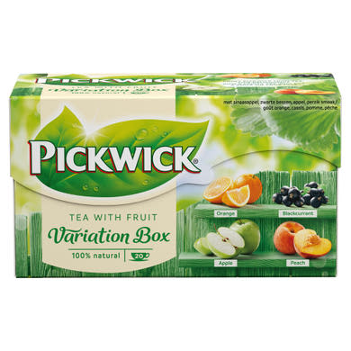 Pickwick Variaton Box variációk 4-féle gyümölcsízű fekete tea 20 filter
