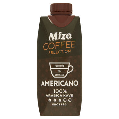 Mizo Coffee Selection Americano UHT zsírszegény kávés tej