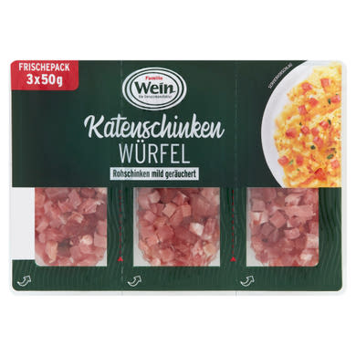 Familie Wein nyers füstölt, kockázott, lassan pácolt sonka sertéscombból