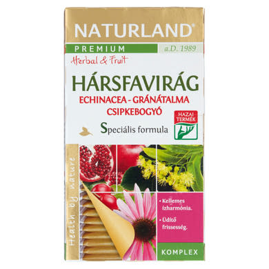 Naturland Premium hársfavirág & echinacea & gránátalma & csipkebogyó teakeverék