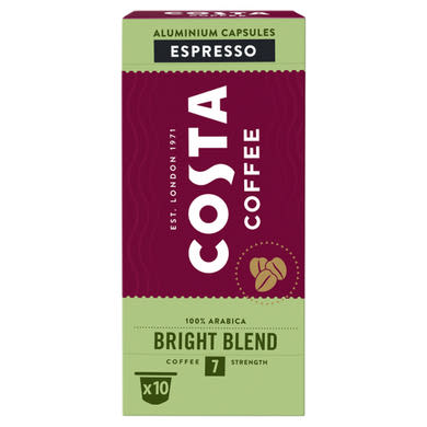 Costa Coffee Bright Blend Espresso őrölt-pörkölt kávé kapszulában