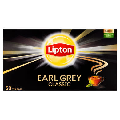 Lipton Earl Grey Classic bergamott ízesítésű fekete tea