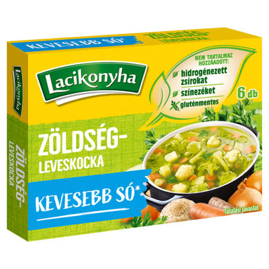 Lacikonyha zöldségleveskocka 6 x  (60 g)