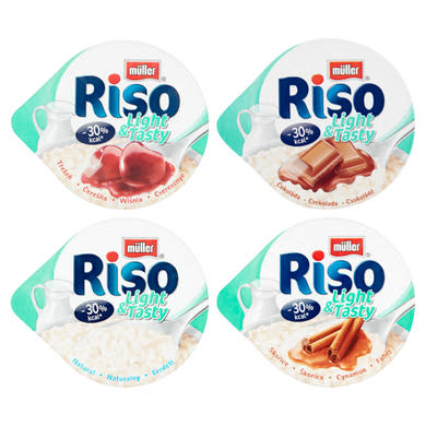 Müller Riso Light & Tasty tejberizs desszert