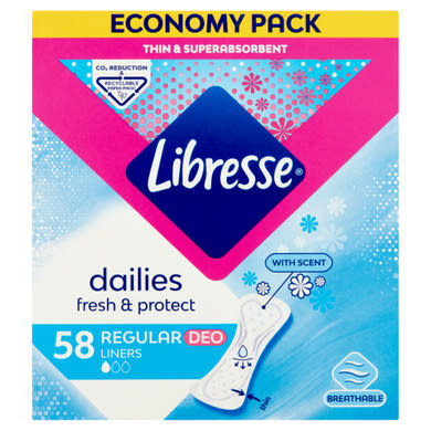 Libresse Dailies Fresh Regular Deo illatosított tisztasági betét