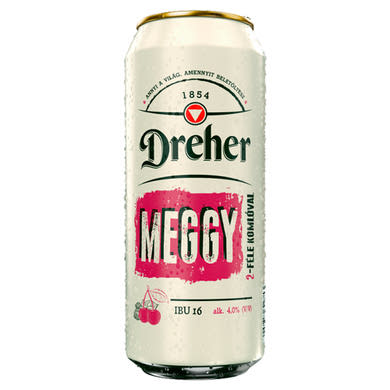 Dreher Meggy világos sör és meggy ízű ital keveréke 4%