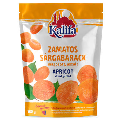 Kalifa magozott, aszalt zamatos sárgabarack 180 g