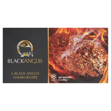 Black Angus angus marha hamburger húspogácsa 6 db