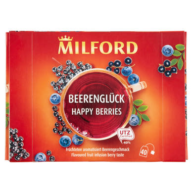 Milford Happy Berries bogyósgyümölcs ízű gyümölcstea