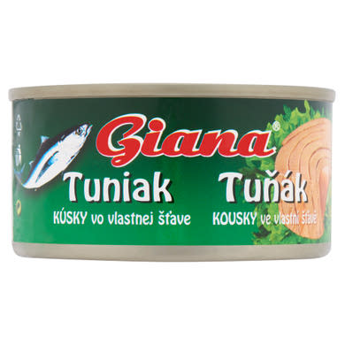Giana tonhal darabok saját lében