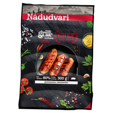 Nádudvari Chef Exclusive chilis sertés grillkolbász
