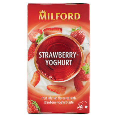 Milford Strawberry-Yoghurt eper-joghurt ízű gyümölcstea