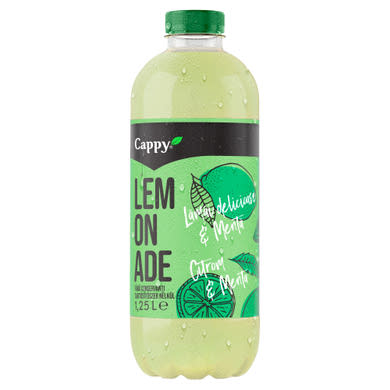 Cappy Lemonade szénsavmentes, citrom-menta üdítőital cukorral és édesítőszerrel