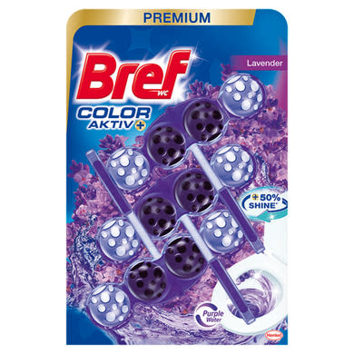 Bref Color Aktiv Lavender WC-frissítő 3 x