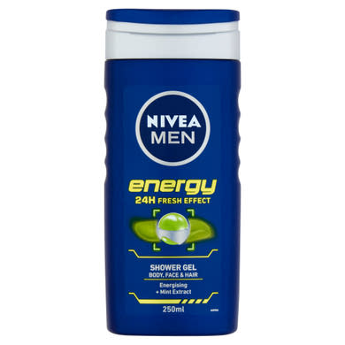 NIVEA MEN Energy tusfürdő 250 ml