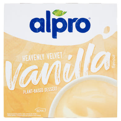 Alpro Heavenly Velvet vanília ízű szójadesszert 4 x 125 g