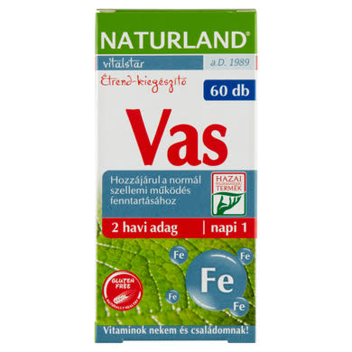 Naturland Vitalstar vas étrend-kiegészítő tabletta