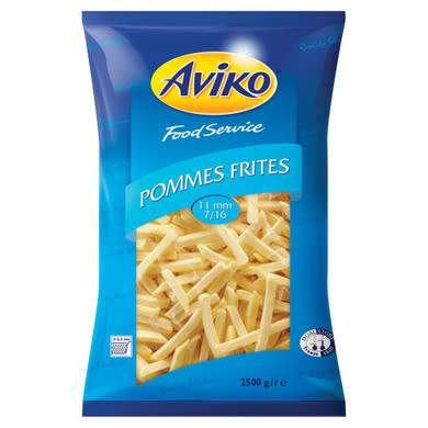 Aviko Food Service elősütött, gyorsfagyasztott hasábburgonya 11 mm