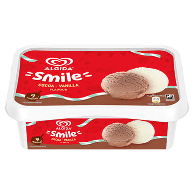 Algida Smile jégkrém Kakaó-Vanília ízű