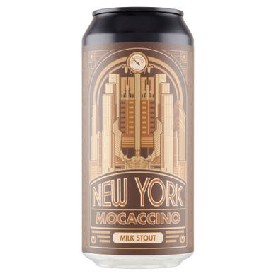 Mad Scientist New York Mocaccino szűretlen stout sör vaníliával, kávéval és kakaóval 6,6%