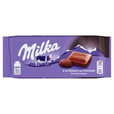 Milka alpesi tejcsokoládé habosított kakaós töltelékkel