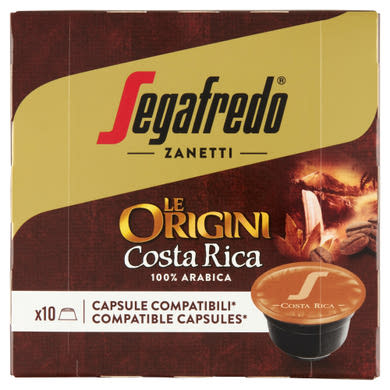Segafredo Zanetti Le Origini Costa Rica őrölt, pörkölt kávékeverék kapszula 10 x (75 g)