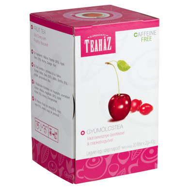 Gárdonyi Teaház gyümölcstea vadcseresznye ízesítéssel & csipkebogyóval 20 g
