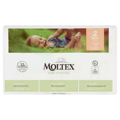 Moltex Pure & Nature ÖKO nadrágpelenka méret: 2 Mini, 3-6 kg