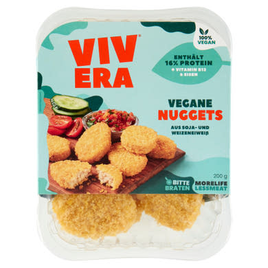 Vivera előfőzött vegán szója és búzafehérje falatkák 200 g
