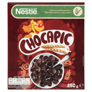 Nestlé Chocapic csokiízű, ropogós gabonapehely vitaminokkal és ásványi anyagokkal