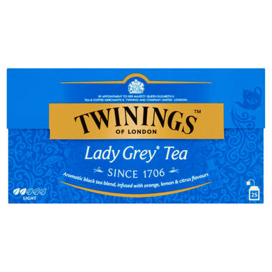 Twinings Lady Grey fekete tea citrus ízesítéssel