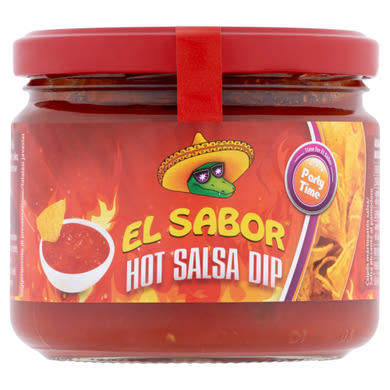 El Sabor csípős mártogatós salsa