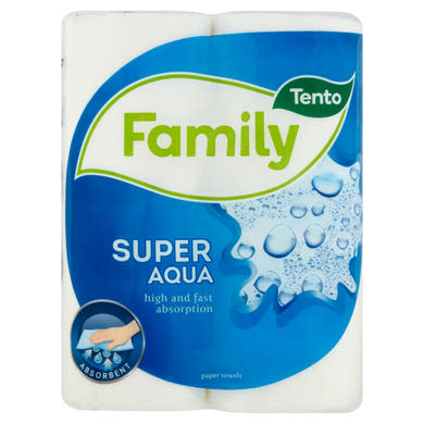 Tento Family Super Aqua háztartási papírtörlő 2 rétegű