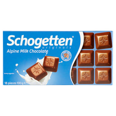Schogetten alpesi tejcsokoládé