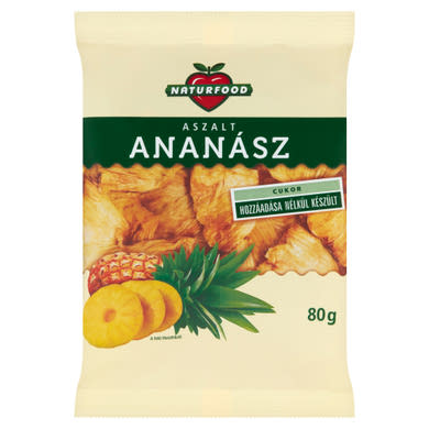 Naturfood aszalt ananász 80 g