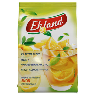 Ekland azonnal oldódó citrom ízű tea üdítőitalpor C-vitaminnal