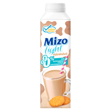 Mizo Light sovány, laktózmentes tejeskávé édesítőszerekkel